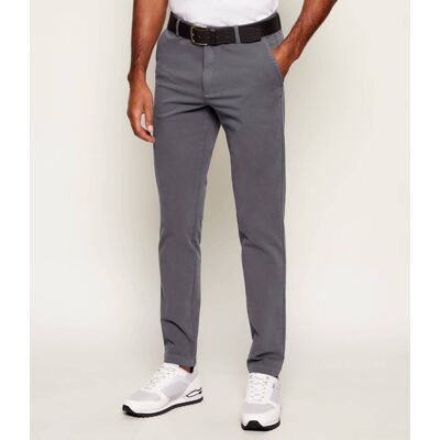 Boss BLACK Spodnie chino H-Kaiton1 Slim Fit szary 38/34 Boss BLACK Spodnie chino H-Kaiton1 Slim Fit szary 38/34