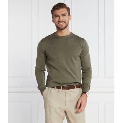 Stenströms Wełniany sweter Regular Fit zielony XXL Stenströms Wełniany sweter Regular Fit zielony XXL