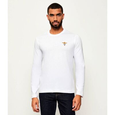 Aeronautica Militare Longsleeve Regular Fit biały XXL Aeronautica Militare Longsleeve Regular Fit biały XXL