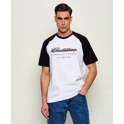 T-shirt Tommy Hilfiger x Cadillac Formula 1 Team Regular Fit biały XXL T-shirt Tommy Hilfiger x Cadillac Formula 1 Team Regular Fit biały XXL