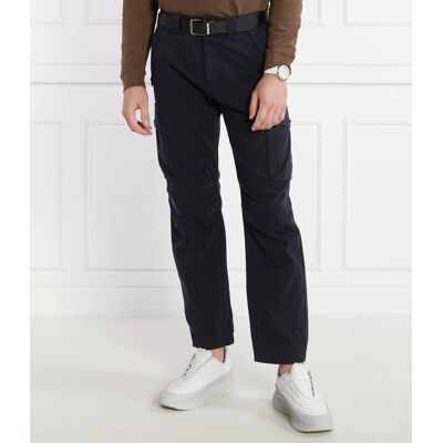 Boss ORANGE Spodnie cargo Sista Regular Fit granatowy 56 Boss ORANGE Spodnie cargo Sista Regular Fit granatowy 56