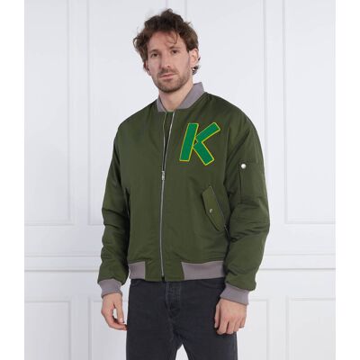 Kenzo Kurtka bomber Regular Fit zielony L Kenzo Kurtka bomber Regular Fit zielony L