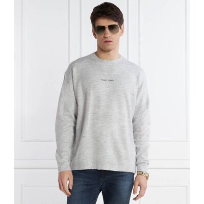 Tommy Jeans Sweter Regular Fit szary L Tommy Jeans Sweter Regular Fit szary L