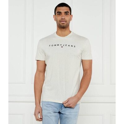 Tommy Jeans T-shirt Regular Fit ecru M Tommy Jeans T-shirt Regular Fit ecru M