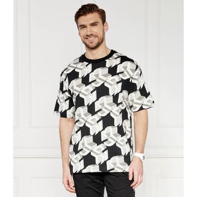 Karl Lagerfeld Jeans T-shirt Relaxed fit czarny S Karl Lagerfeld Jeans T-shirt Relaxed fit czarny S