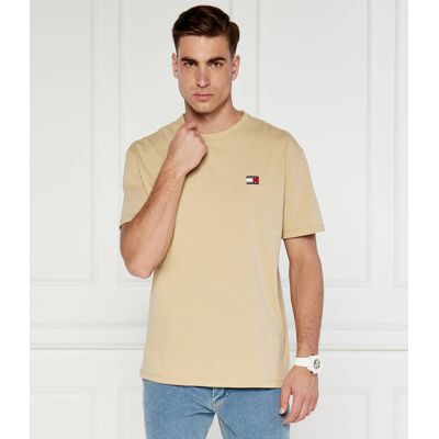 Tommy Jeans T-shirt Regular Fit beżowy XXL Tommy Jeans T-shirt Regular Fit beżowy XXL
