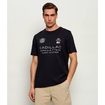 T-shirt Tommy Hilfiger x Cadillac Formula 1 Racing Graphic Regular Fit czarny M T-shirt Tommy Hilfiger x Cadillac Formula 1 Racing Graphic Regular Fit czarny M