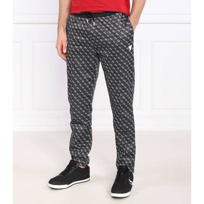 Guess ACTIVE Spodnie dresowe KORBIN Regular Fit czarny XL Guess ACTIVE Spodnie dresowe KORBIN Regular Fit czarny XL