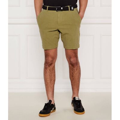Boss BLACK Szorty chino H-Slice Slim Fit zielony 56 Boss BLACK Szorty chino H-Slice Slim Fit zielony 56