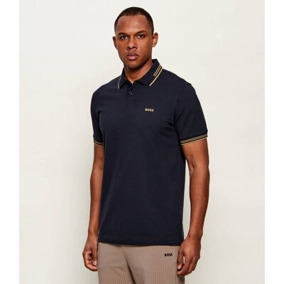 Boss GREEN Polo Paul Slim Fit stretch granatowy M Boss GREEN Polo Paul Slim Fit stretch granatowy M