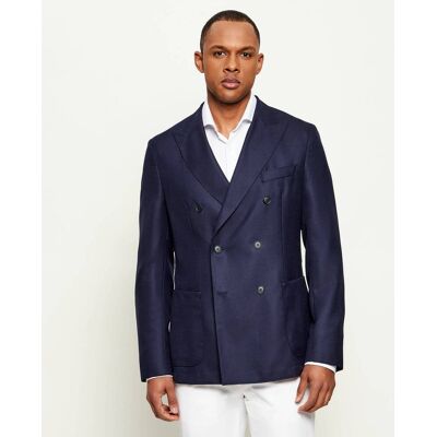 Boss BLACK Wełniana marynarka C-Hanry-DB-262 Slim Fit granatowy 56 Boss BLACK Wełniana marynarka C-Hanry-DB-262 Slim Fit granatowy 56