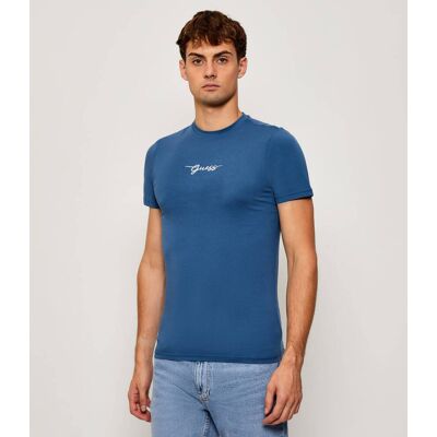 Guess Underwear T-shirt Slim Fit niebieski L Guess Underwear T-shirt Slim Fit niebieski L