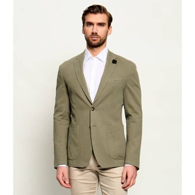 Joop! Marynarka Hoverest Slim Fit z dodatkiem lnu zielony 52 Joop! Marynarka Hoverest Slim Fit z dodatkiem lnu zielony 52