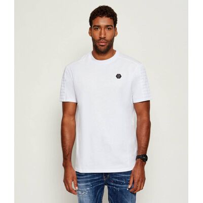 Philipp Plein T-shirt Biker Cut Regular Fit biały XXL Philipp Plein T-shirt Biker Cut Regular Fit biały XXL
