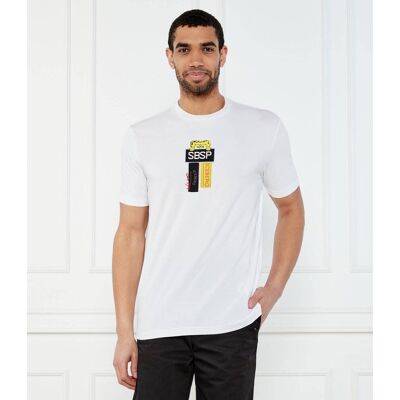 Iceberg T-shirt Iceberg x Spongebob Regular Fit biały XL Iceberg T-shirt Iceberg x Spongebob Regular Fit biały XL