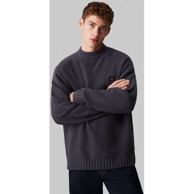 Calvin Klein Jeans Sweter Loose fit granatowy S Calvin Klein Jeans Sweter Loose fit granatowy S