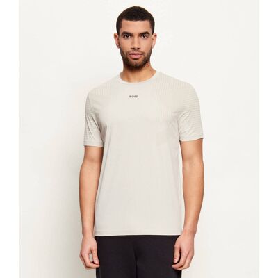 Boss GREEN T-shirt TS_Active Push Slim Fit beżowy XL Boss GREEN T-shirt TS_Active Push Slim Fit beżowy XL