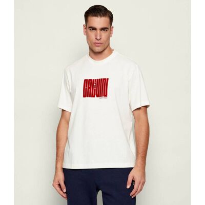 Calvin Klein T-shirt Regular Fit ecru M Calvin Klein T-shirt Regular Fit ecru M