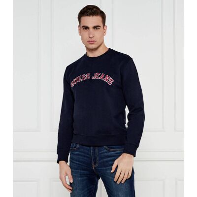 Guess Jeans Bluza Slim Fit granatowy XL Guess Jeans Bluza Slim Fit granatowy XL