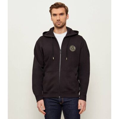 Versace Jeans Couture Bluza EMBLEM Regular Fit czarny XXL Versace Jeans Couture Bluza EMBLEM Regular Fit czarny XXL