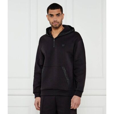 HUGO Bluza Dokmani Loose fit czarny XXL HUGO Bluza Dokmani Loose fit czarny XXL