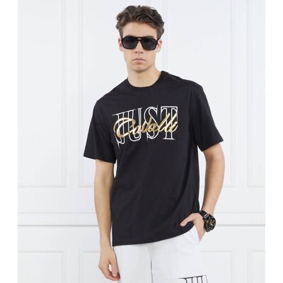 Just Cavalli T-shirt Regular Fit czarny L Just Cavalli T-shirt Regular Fit czarny L