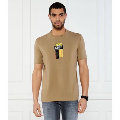 Iceberg T-shirt Iceberg x Spongebob Regular Fit beżowy XXL Iceberg T-shirt Iceberg x Spongebob Regular Fit beżowy XXL