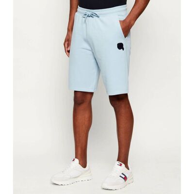 Karl Lagerfeld Szorty Loose fit błękitny XL Karl Lagerfeld Szorty Loose fit błękitny XL