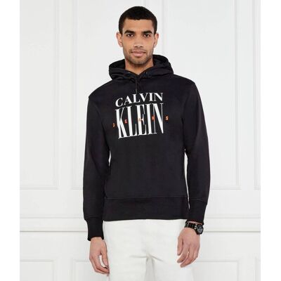 Calvin Klein Jeans Bluza SERIF Regular Fit czarny L Calvin Klein Jeans Bluza SERIF Regular Fit czarny L