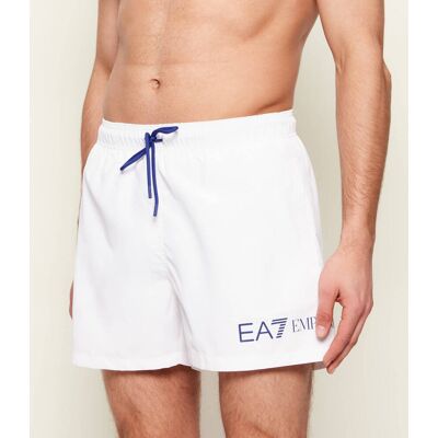 EA7 Szorty kąpielowe Regular Fit biały XL EA7 Szorty kąpielowe Regular Fit biały XL