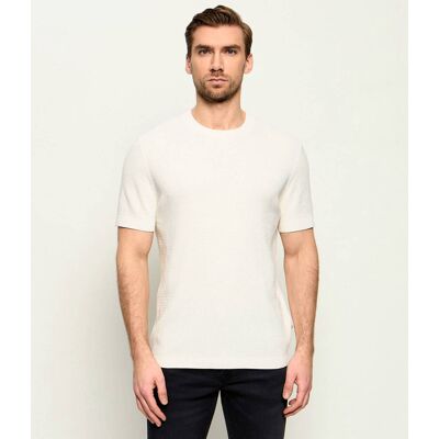 Joop! Jeans Sweter Sandero Regular Fit kremowy XXL Joop! Jeans Sweter Sandero Regular Fit kremowy XXL