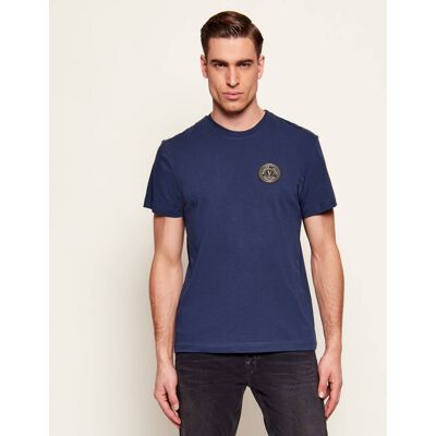 Versace Jeans Couture T-shirt Slim Fit granatowy XL Versace Jeans Couture T-shirt Slim Fit granatowy XL
