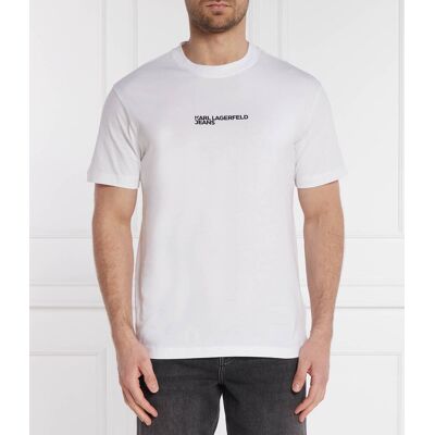 Karl Lagerfeld Jeans T-shirt Regular Fit biały XXL Karl Lagerfeld Jeans T-shirt Regular Fit biały XXL