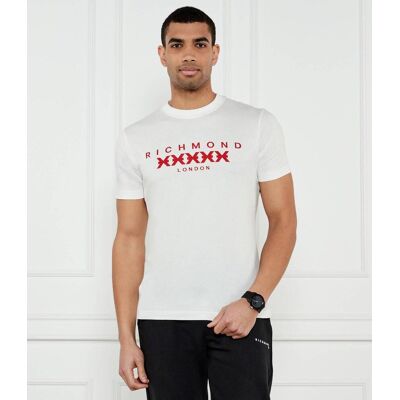 Richmond X T-shirt ZERMIK Regular Fit ecru XL Richmond X T-shirt ZERMIK Regular Fit ecru XL