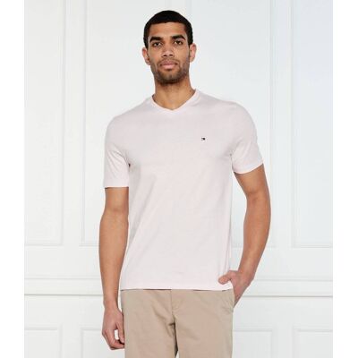 Tommy Hilfiger T-shirt Essential Regular Fit pudrowy róż M Tommy Hilfiger T-shirt Essential Regular Fit pudrowy róż M