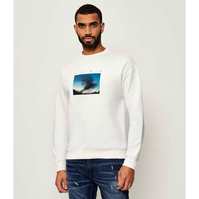 HUGO Bluza Dorizonto Regular Fit biały M HUGO Bluza Dorizonto Regular Fit biały M
