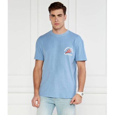 Tommy Jeans T-shirt Regular Fit błękitny M Tommy Jeans T-shirt Regular Fit błękitny M