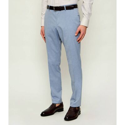 Boss BLACK Spodnie H-Genius-MM-251 Slim Fit błękitny 54 Boss BLACK Spodnie H-Genius-MM-251 Slim Fit błękitny 54
