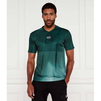 EA7 T-shirt Slim Fit zielony XL EA7 T-shirt Slim Fit zielony XL