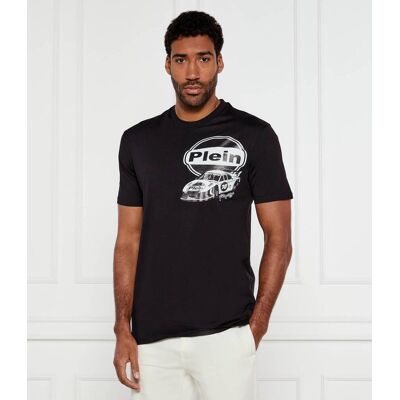 Philipp Plein T-shirt Cars Racing Regular Fit czarny XXL Philipp Plein T-shirt Cars Racing Regular Fit czarny XXL