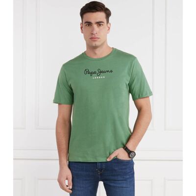 Pepe Jeans London T-shirt Eggo Regular Fit zielony S Pepe Jeans London T-shirt Eggo Regular Fit zielony S
