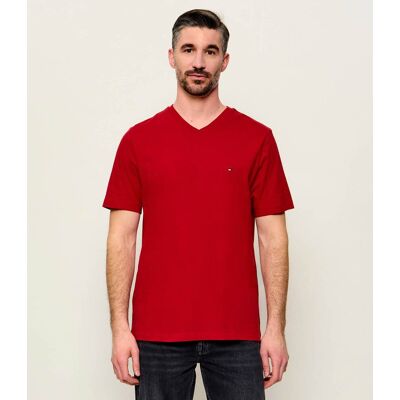 Tommy Hilfiger T-shirt Essential Regular Fit czerwony M Tommy Hilfiger T-shirt Essential Regular Fit czerwony M