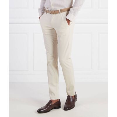Boss BLACK Spodnie chino Kaito1_T Slim Fit kremowy 52 Boss BLACK Spodnie chino Kaito1_T Slim Fit kremowy 52