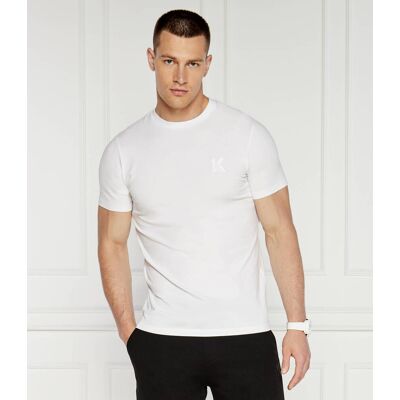 Karl Lagerfeld T-shirt Regular Fit biały XXXL Karl Lagerfeld T-shirt Regular Fit biały XXXL