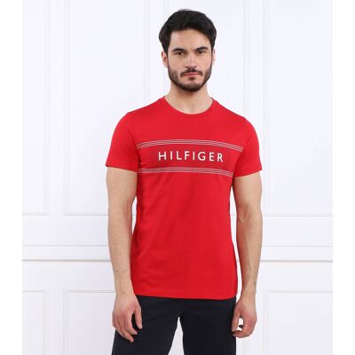 Tommy Hilfiger T-shirt Slim Fit czerwony M Tommy Hilfiger T-shirt Slim Fit czerwony M