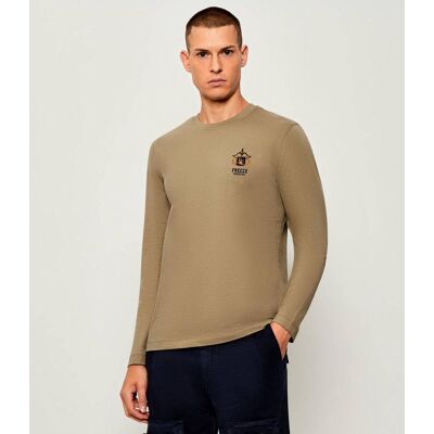 Aeronautica Militare Longsleeve Regular Fit khaki XL Aeronautica Militare Longsleeve Regular Fit khaki XL