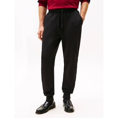 Tommy Hilfiger Spodnie dresowe Essential Regular Fit czarny L Tommy Hilfiger Spodnie dresowe Essential Regular Fit czarny L