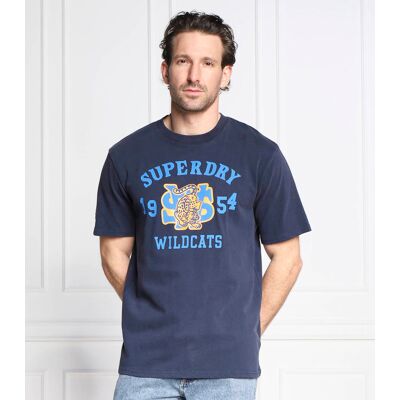 Superdry T-shirt Regular Fit granatowy S Superdry T-shirt Regular Fit granatowy S
