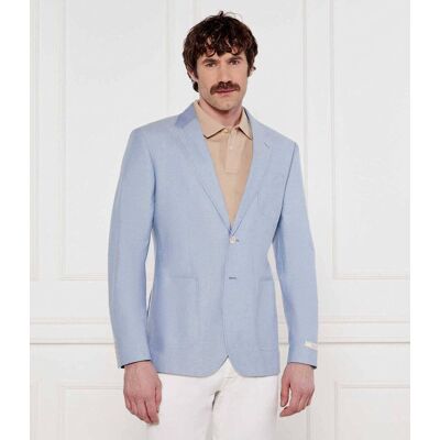Gant Marynarka OXFORD Slim Fit błękitny 52 Gant Marynarka OXFORD Slim Fit błękitny 52