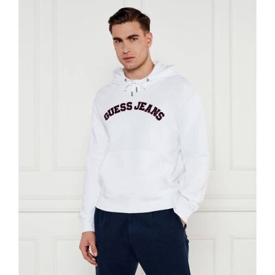 Guess Jeans Bluza COLLEGIATE Regular Fit biały L Guess Jeans Bluza COLLEGIATE Regular Fit biały L